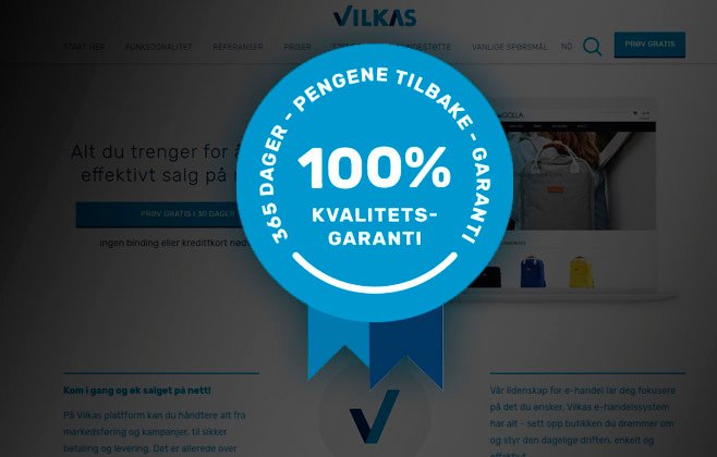 Vilkas e-handelssystem lansert i Norge med kvalitetsgaranti